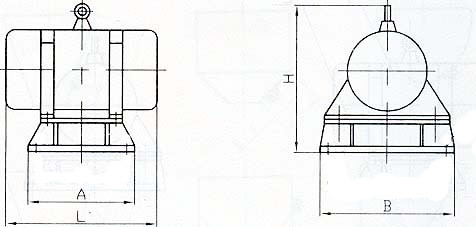倉(cāng)壁振動(dòng)器技術(shù)圖 倉(cāng)壁振動(dòng)器技術(shù)圖